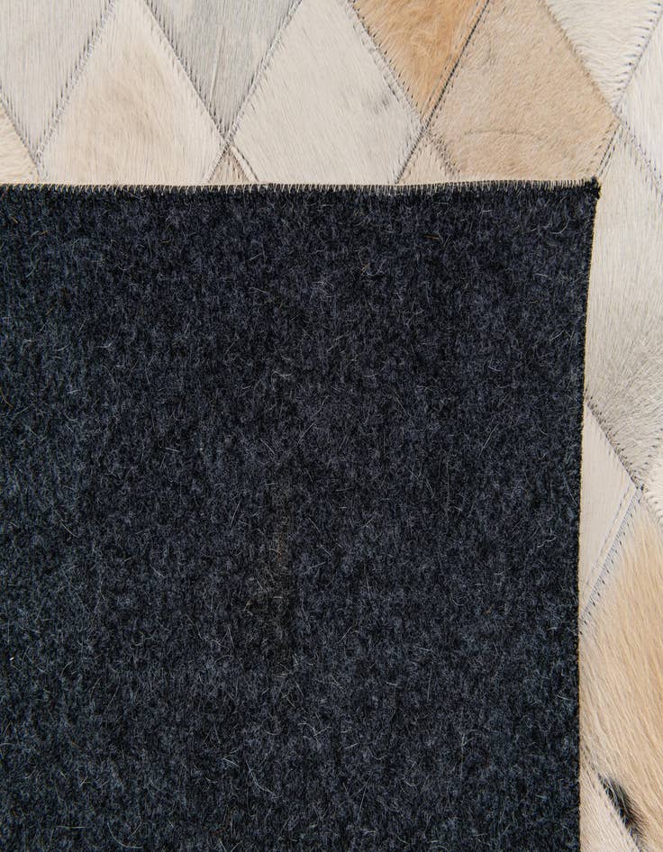 Detail image of  8' x 9' 11 Cowhide Stocks Rug