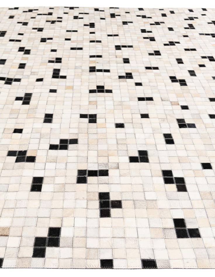 Detail image of  8' x 9' 11 Cowhide Stocks Rug