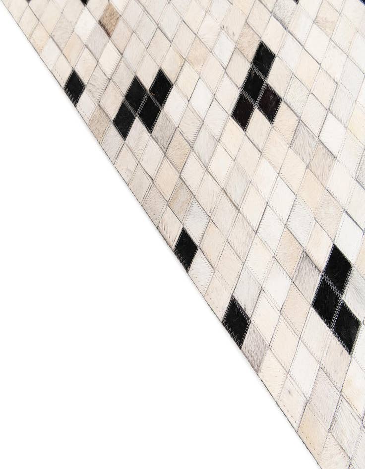 Detail image of  8' x 9' 11 Cowhide Stocks Rug