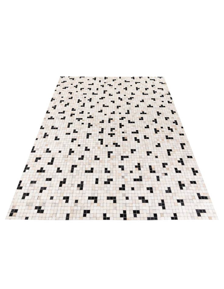 Detail image of  8' 1 x 9' 10 Cowhide Stocks Rug