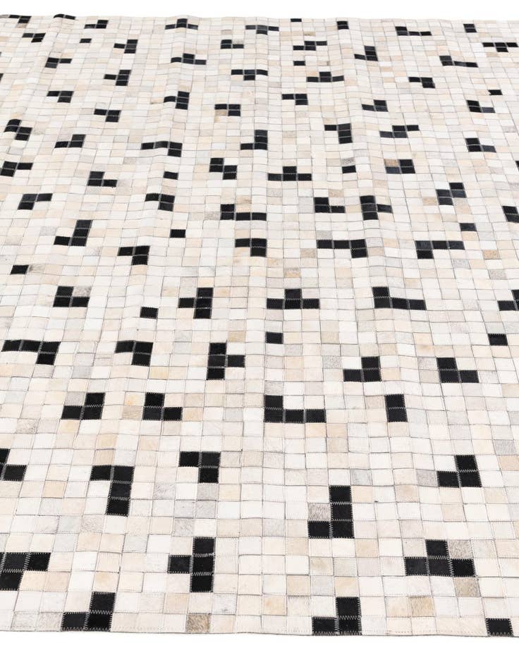 Detail image of  8' 1 x 9' 10 Cowhide Stocks Rug