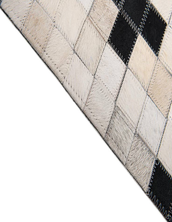 Detail image of  8' 1 x 9' 10 Cowhide Stocks Rug