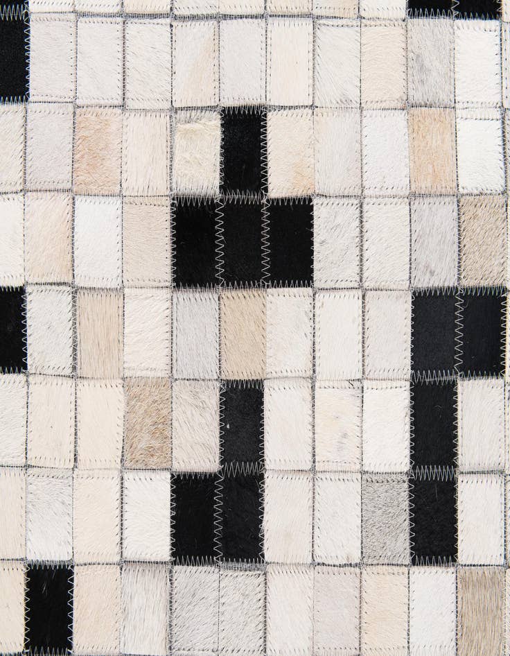 Detail image of  8' 1 x 9' 10 Cowhide Stocks Rug