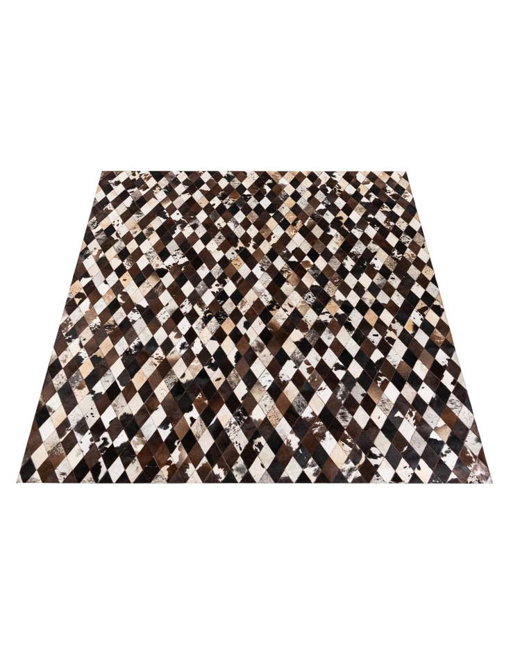 Detail image of  8' 2 x 10' 2 Cowhide Stocks Rug