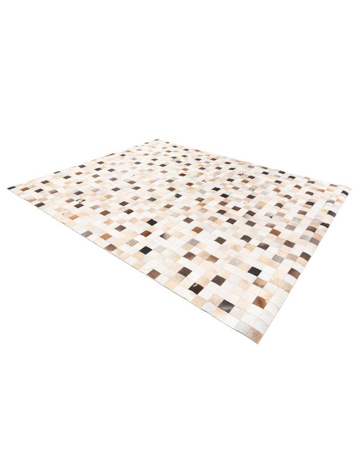 Detail image of  7' 11 x 9' 8 Cowhide Stocks Rug