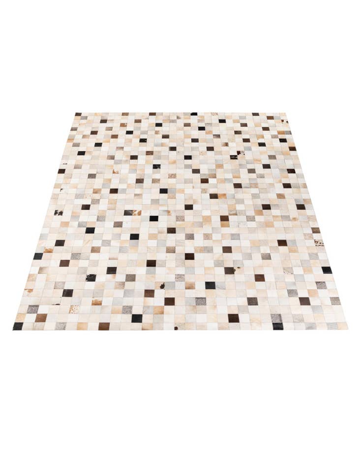 Detail image of  7' 11 x 9' 10 Cowhide Stocks Rug