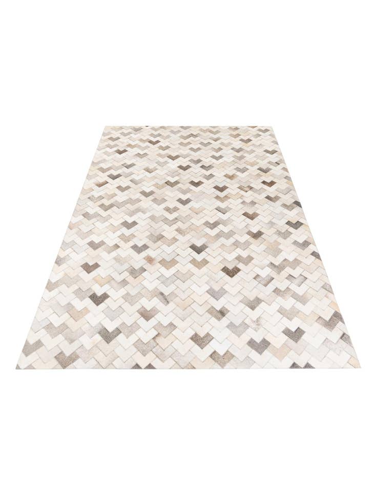 Detail image of  6' x 9' Cowhide Stocks Rug