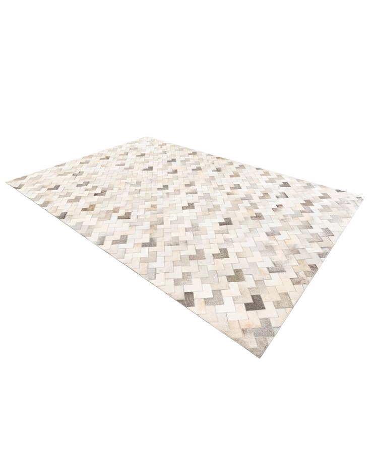 Detail image of  6' x 9' Cowhide Stocks Rug