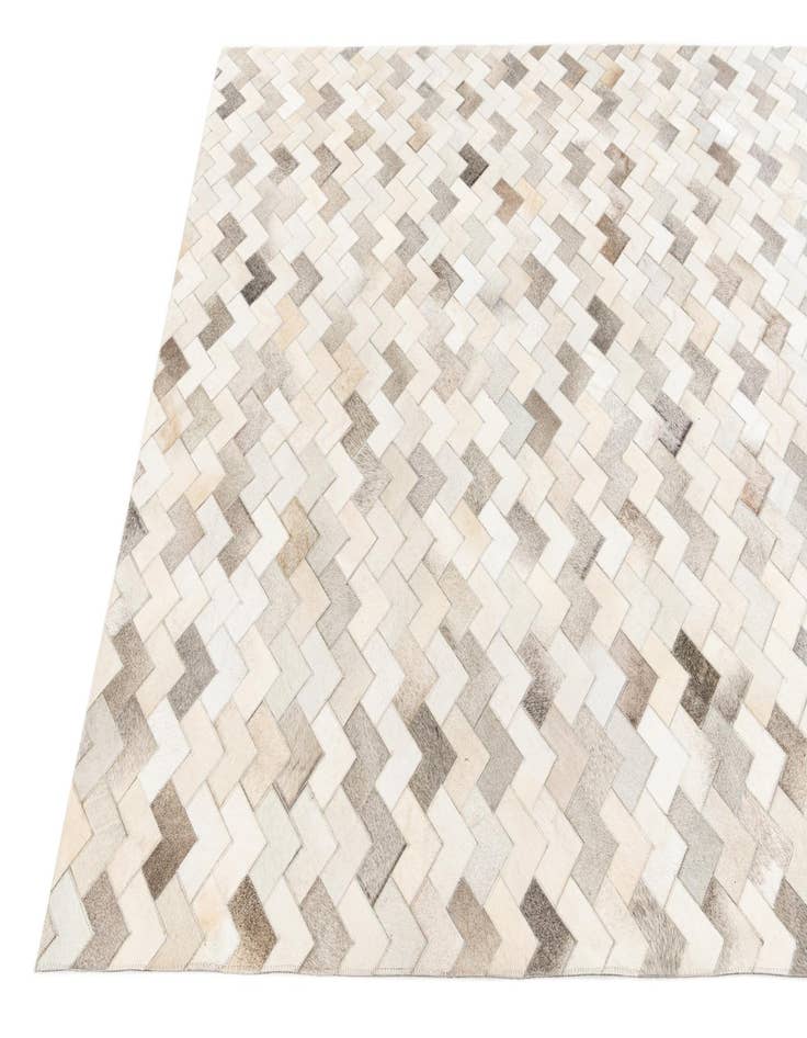 Detail image of  6' x 8' 11 Cowhide Stocks Rug