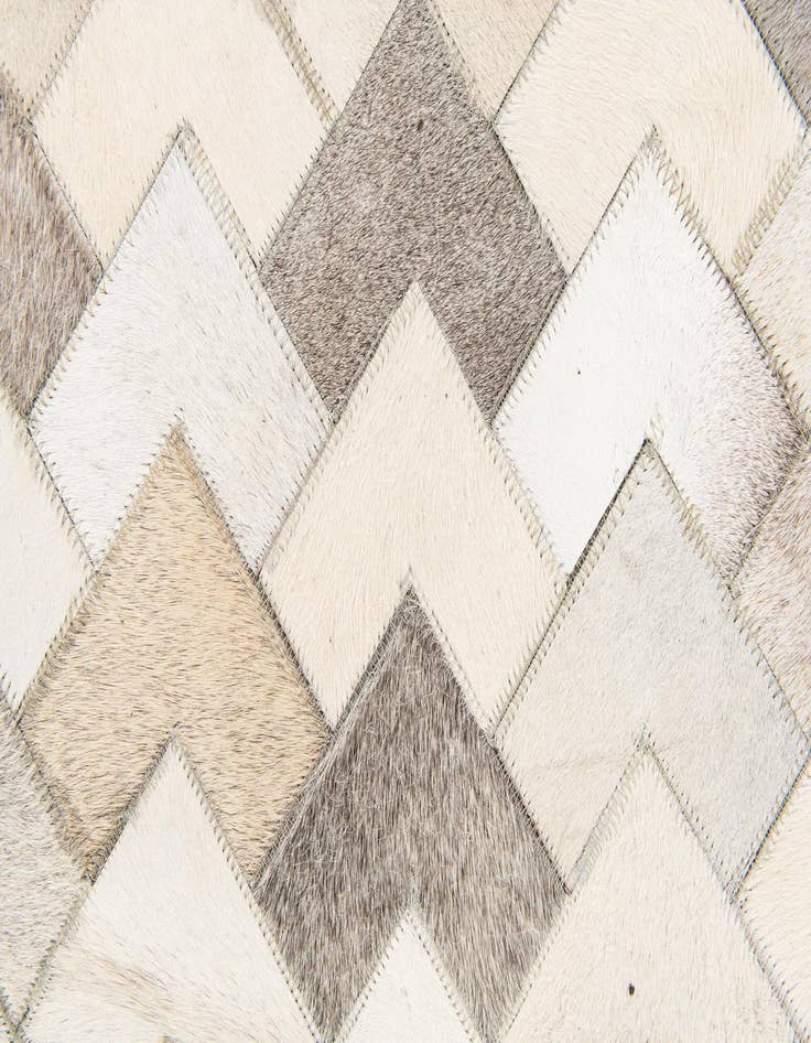 Detail image of  6' x 8' 11 Cowhide Stocks Rug