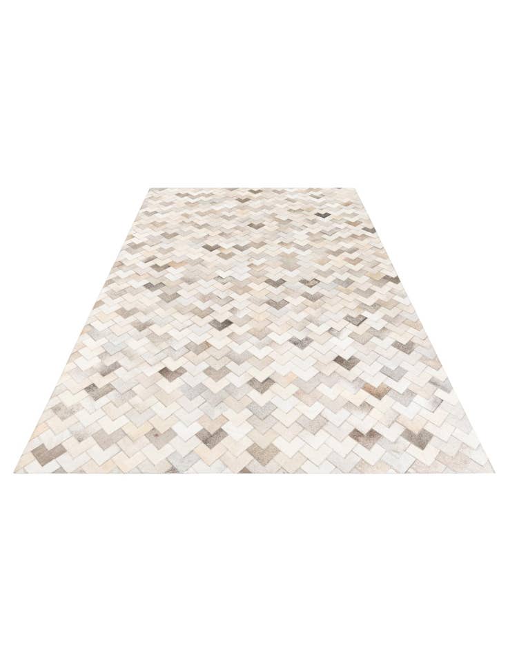 Detail image of  6' x 9' Cowhide Stocks Rug