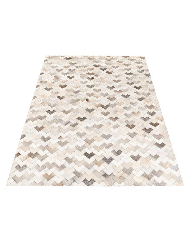 Detail image of  6' x 8' 11 Cowhide Stocks Rug