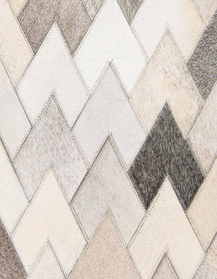 Detail image of  6' x 8' 11 Cowhide Stocks Rug