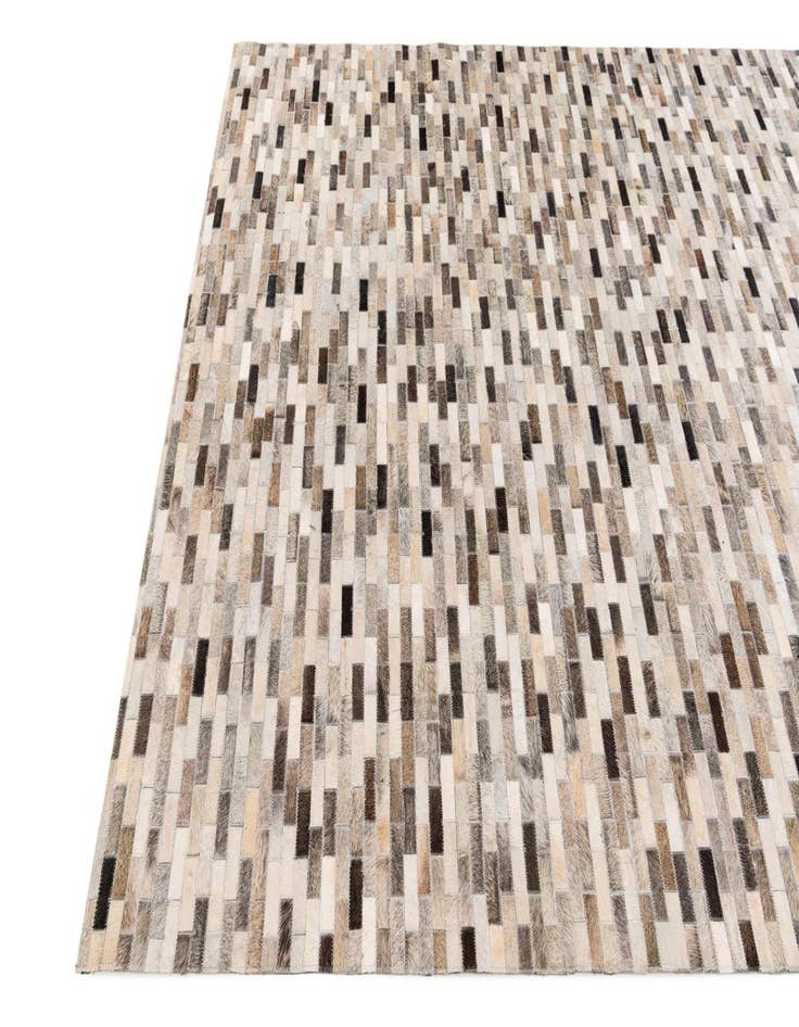 Detail image of  6' x 9' Cowhide Stocks Rug