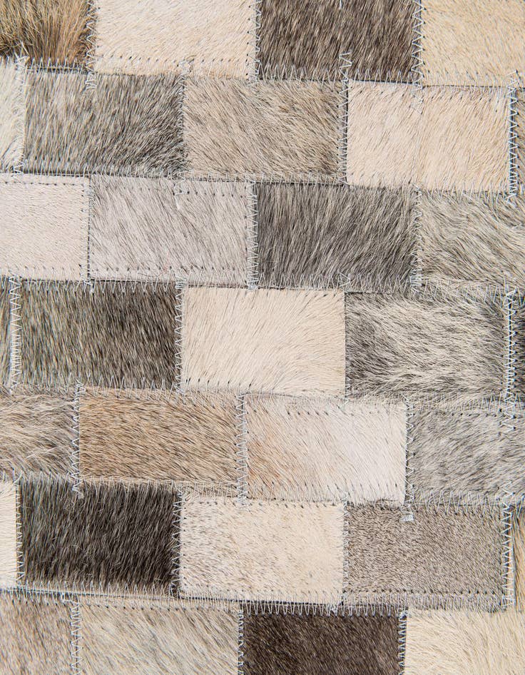 Detail image of  6' x 9' Cowhide Stocks Rug