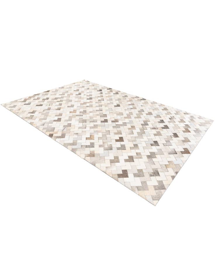 Detail image of  6' x 9' Cowhide Stocks Rug