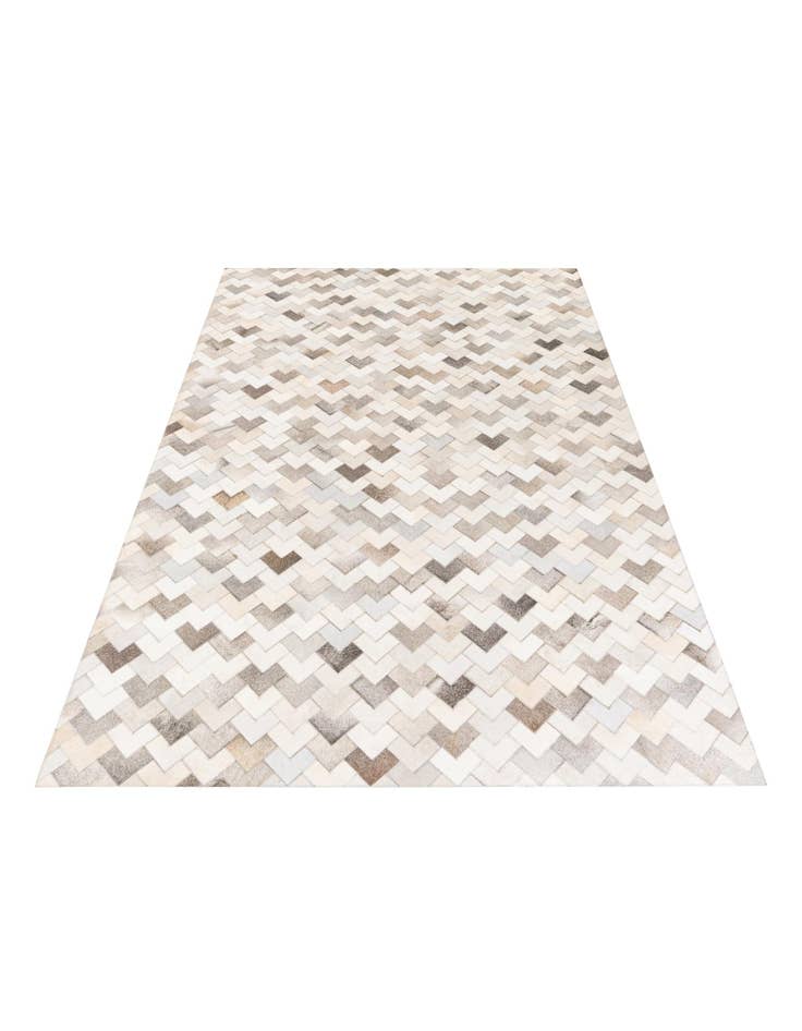 Detail image of  6' x 9' Cowhide Stocks Rug