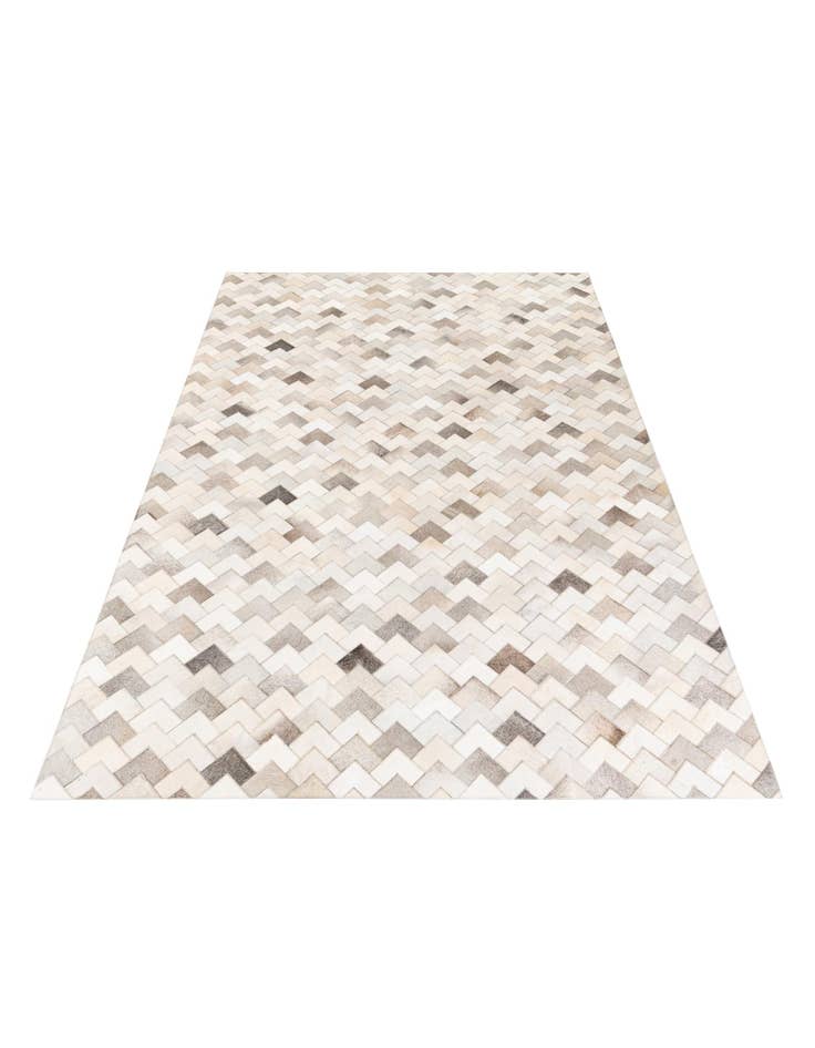 Detail image of  6' x 8' 11 Cowhide Stocks Rug