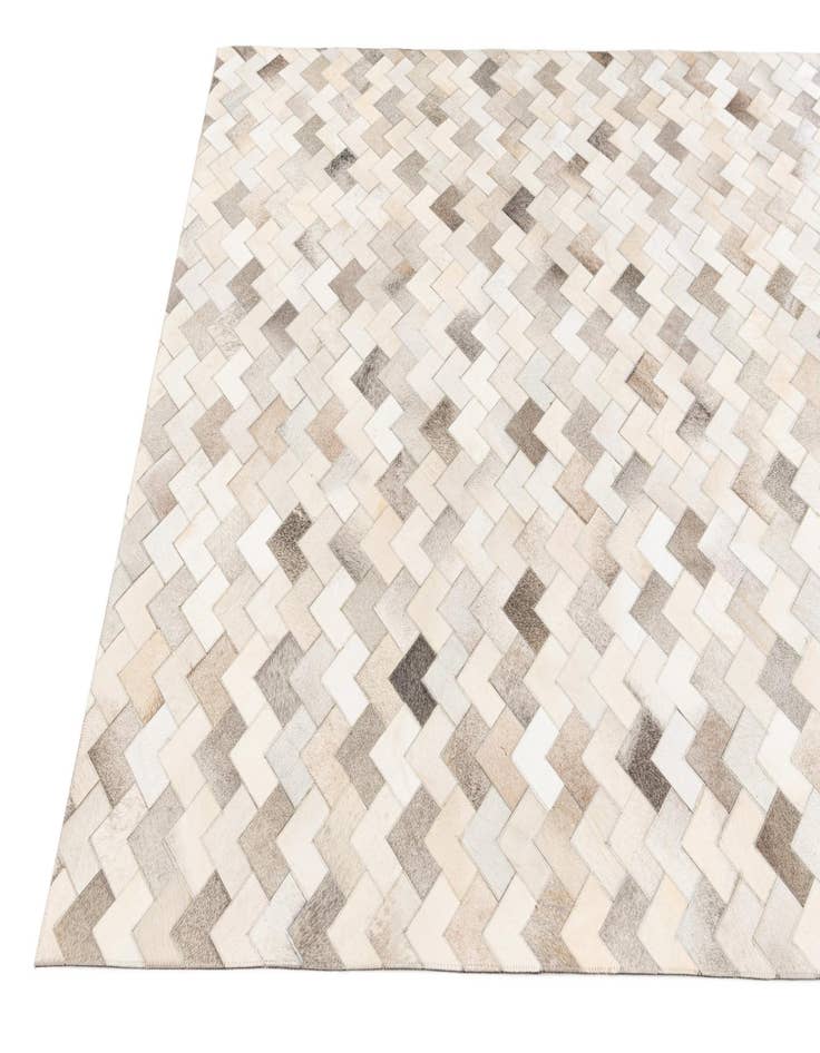 Detail image of  6' x 8' 11 Cowhide Stocks Rug