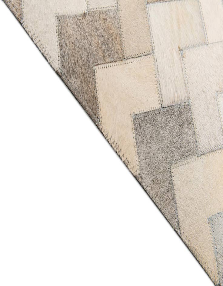 Detail image of  6' x 8' 11 Cowhide Stocks Rug