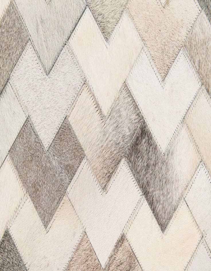 Detail image of  6' x 8' 11 Cowhide Stocks Rug