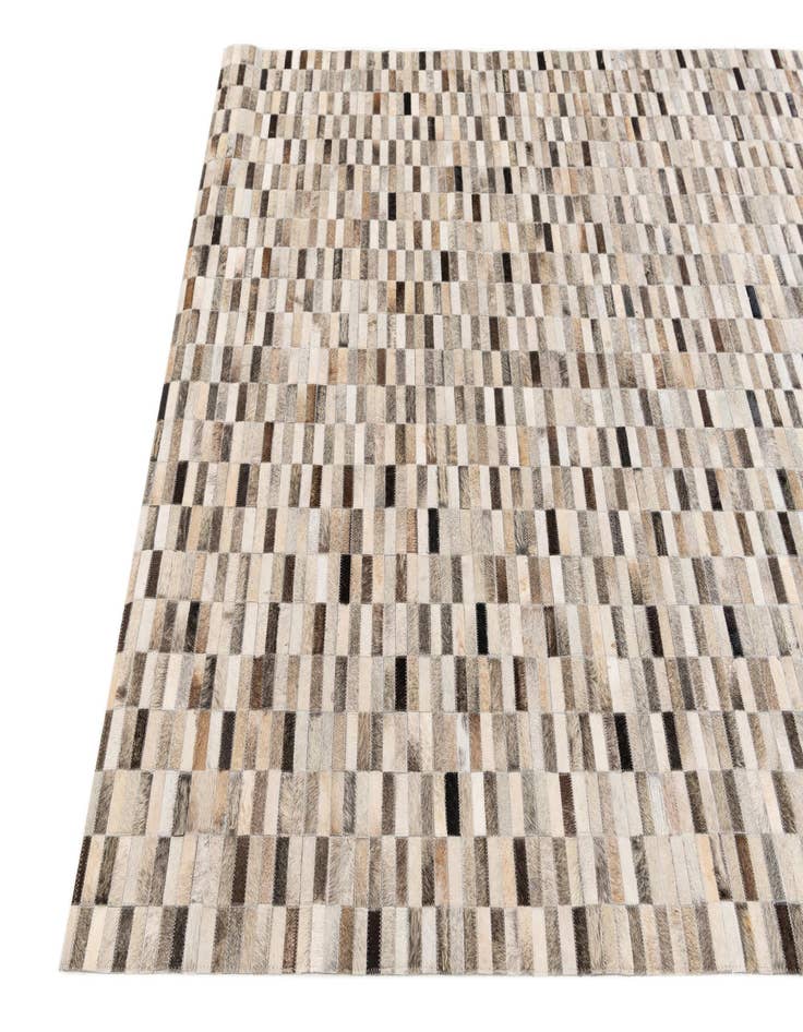 Detail image of  6' x 9' Cowhide Stocks Rug