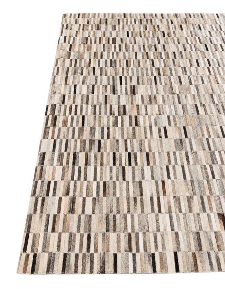 Detail image of  6' x 9' Cowhide Stocks Rug