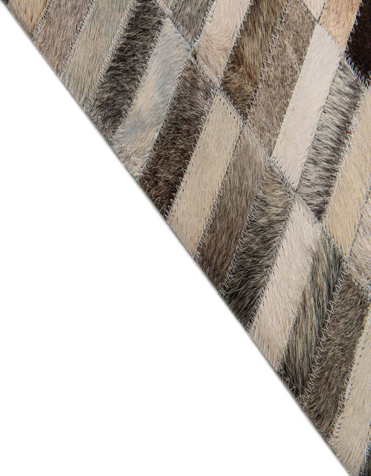 Detail image of  6' x 9' Cowhide Stocks Rug