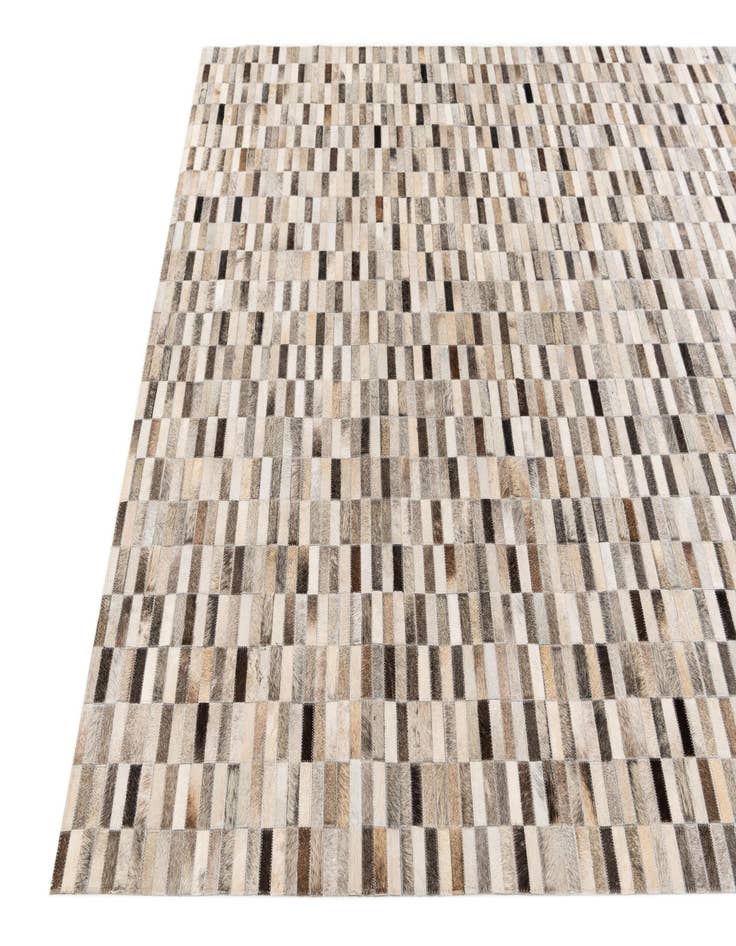 Detail image of  6' x 8' 11 Cowhide Stocks Rug