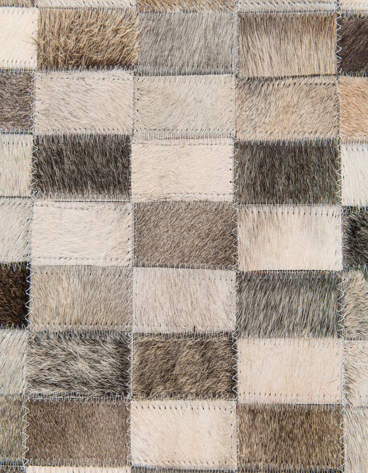 Detail image of  6' x 8' 11 Cowhide Stocks Rug