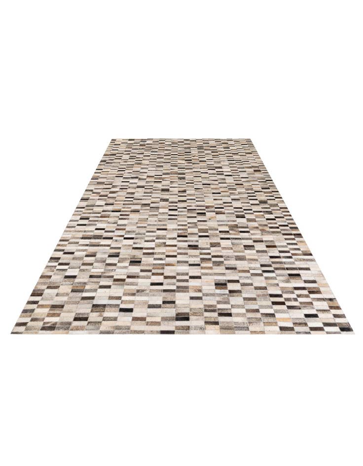 Detail image of  6' x 8' 11 Cowhide Stocks Rug