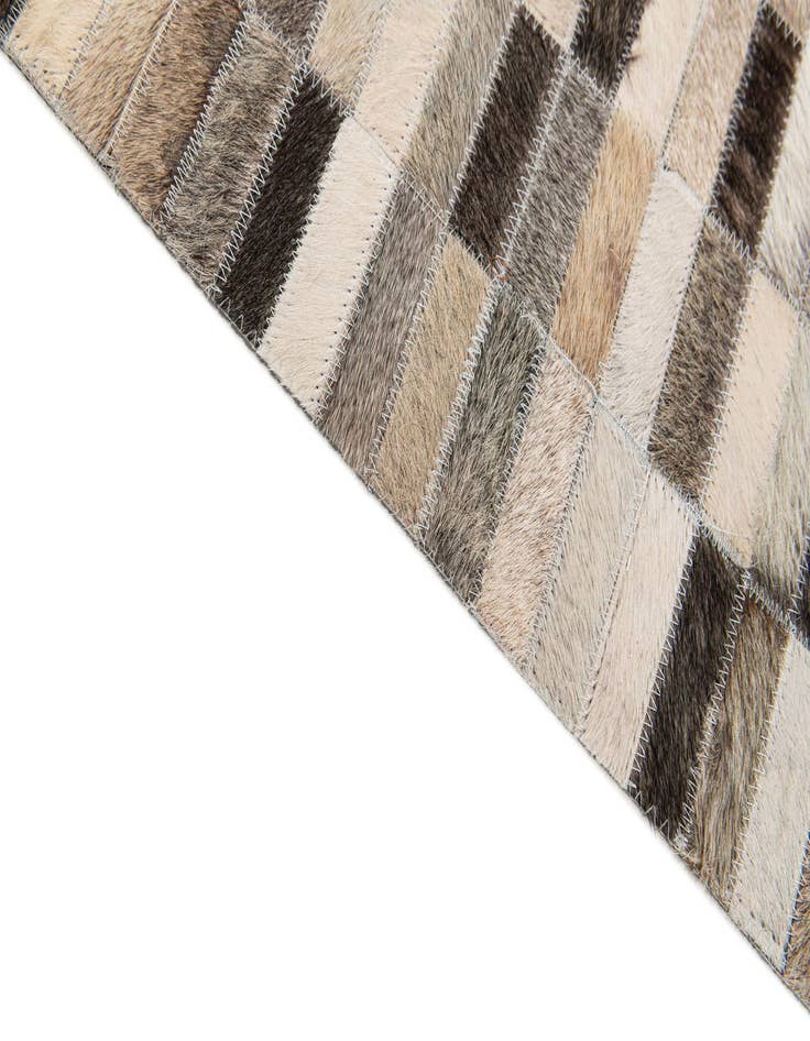 Detail image of  6' x 8' 11 Cowhide Stocks Rug