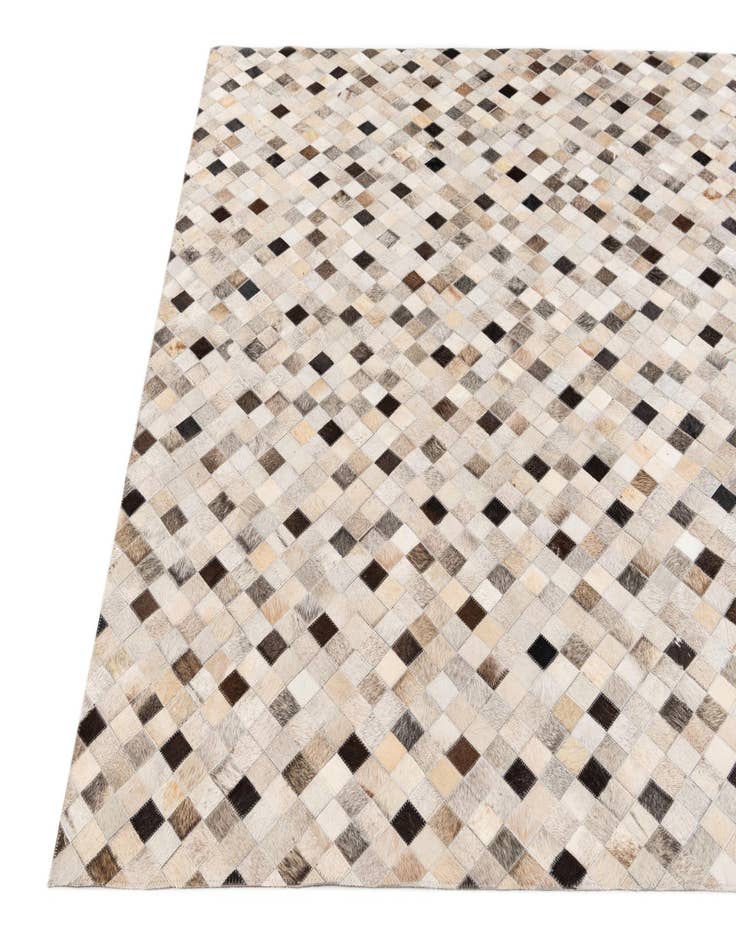 Detail image of  6' x 9' 1 Cowhide Stocks Rug