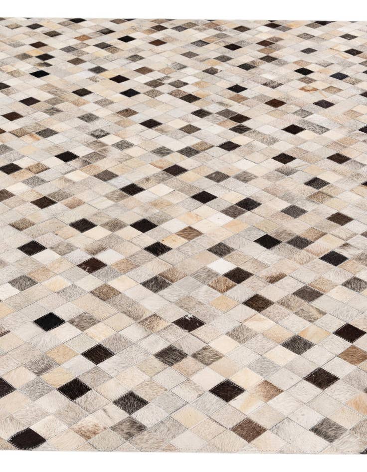 Detail image of  6' x 9' 1 Cowhide Stocks Rug