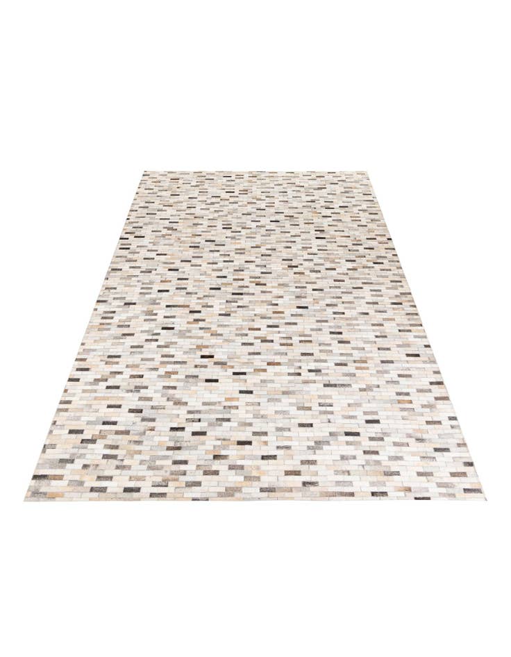 Detail image of  6' 8 x 10' Cowhide Stocks Rug