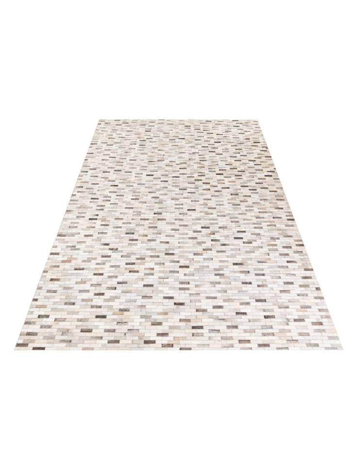 Detail image of  6' 8 x 9' 11 Cowhide Stocks Rug