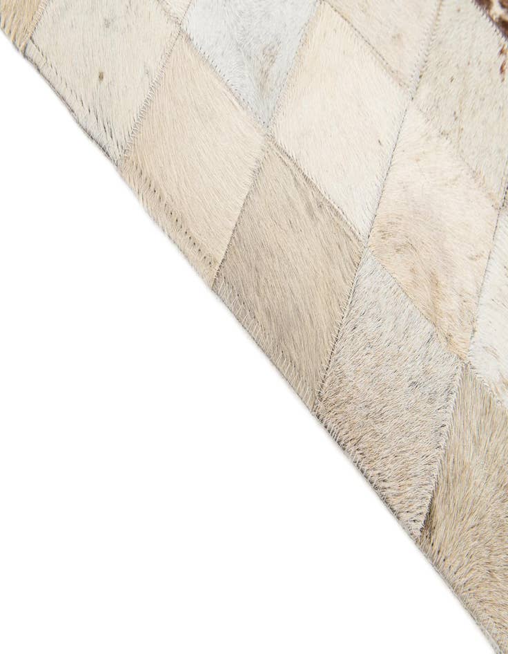 Detail image of  5' x 8' Cowhide Stocks Rug