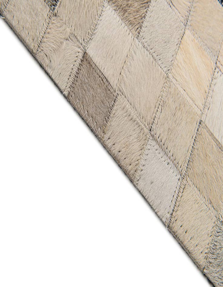 Detail image of  5' x 8' Cowhide Stocks Rug