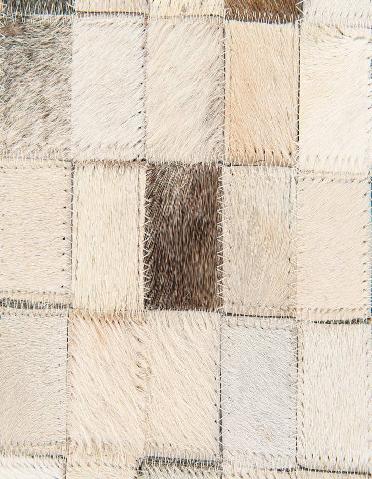 Detail image of  5' x 8' Cowhide Stocks Rug
