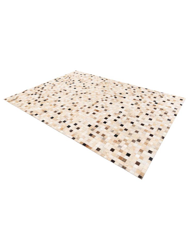 Detail image of  5' 4 x 7' 7 Cowhide Stocks Rug