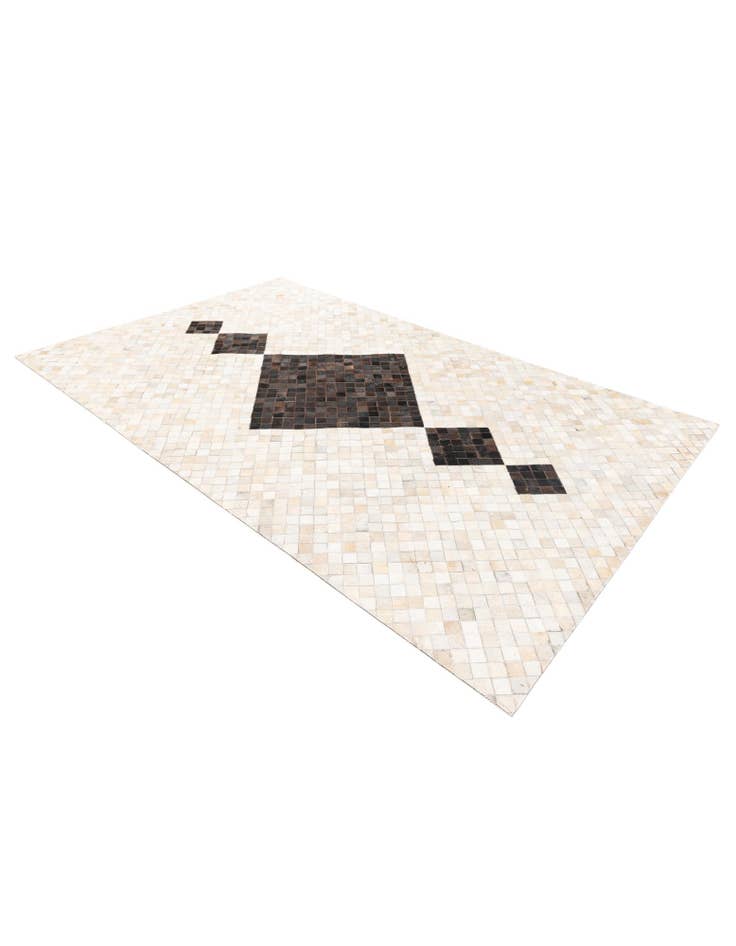 Detail image of  5' x 7' 11 Cowhide Stocks Rug