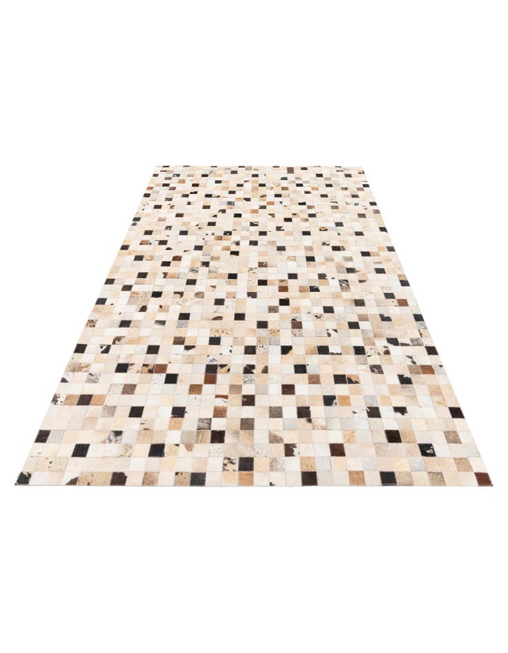 Detail image of  5' x 7' 11 Cowhide Stocks Rug