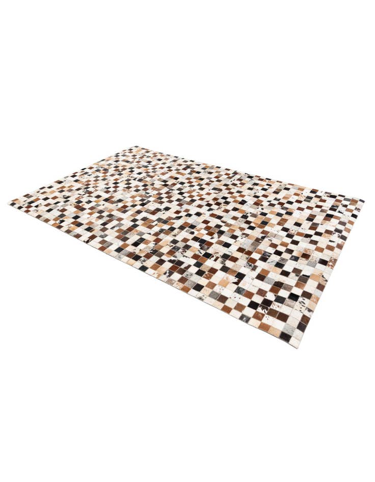 Detail image of  5' x 7' 11 Cowhide Stocks Rug