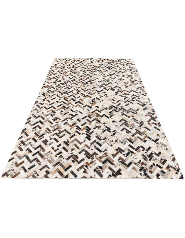 Detail image of  5' x 8' 1 Cowhide Stocks Rug