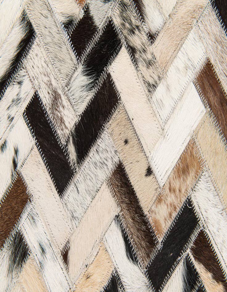 Detail image of  5' x 8' 1 Cowhide Stocks Rug