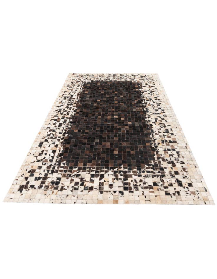 Detail image of  5' x 7' 10 Cowhide Stocks Rug
