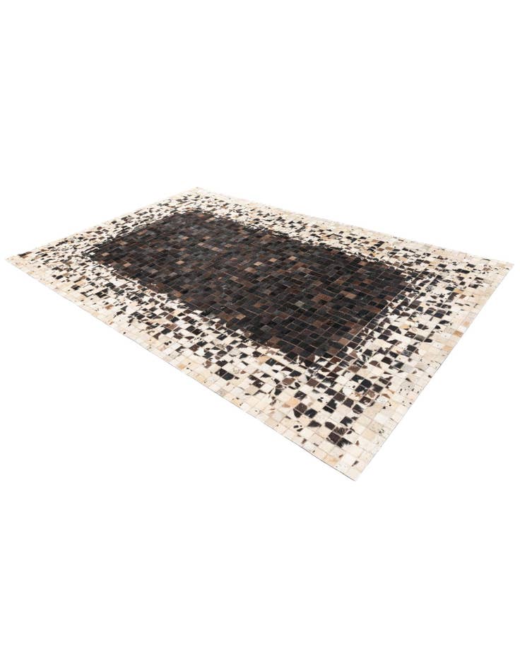 Detail image of  5' x 7' 10 Cowhide Stocks Rug