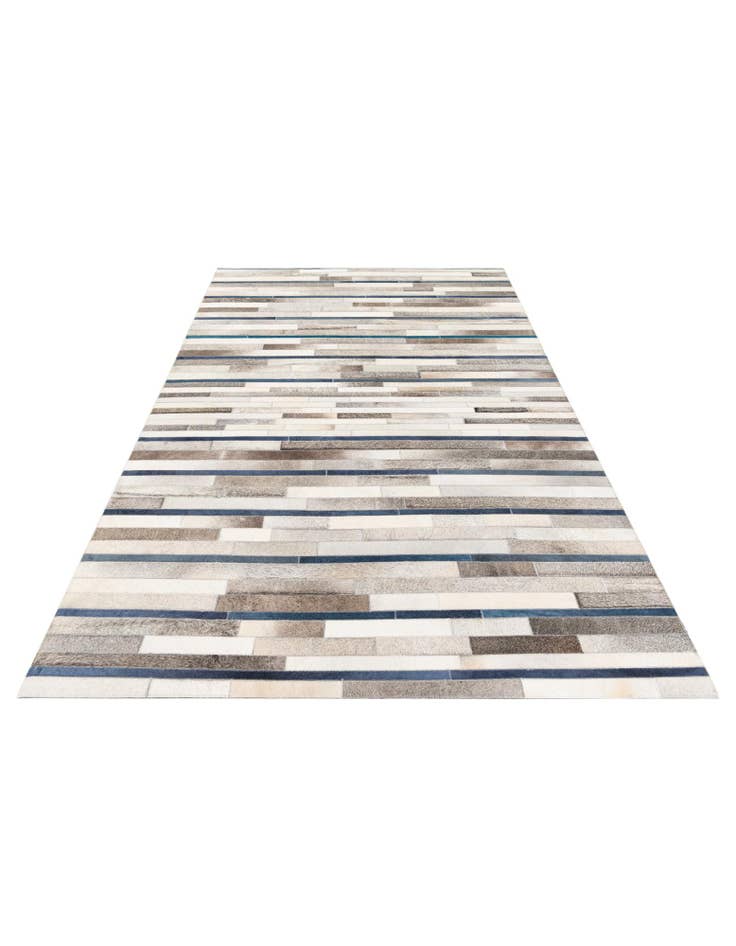 Detail image of  5' x 7' 10 Cowhide Stocks Rug