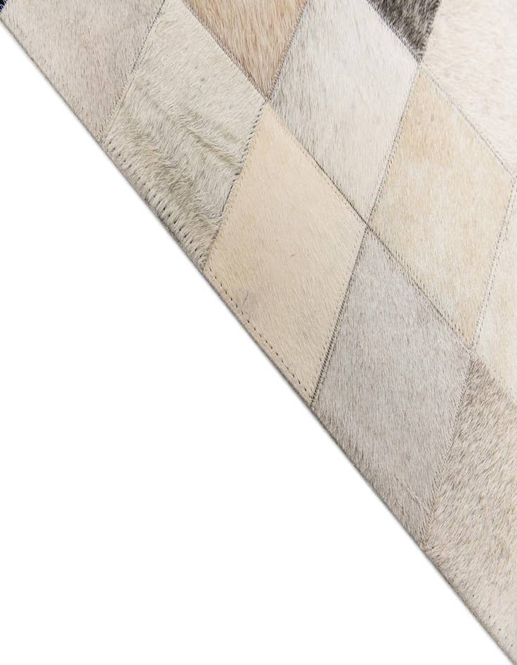Detail image of  5' x 8' Cowhide Stocks Rug