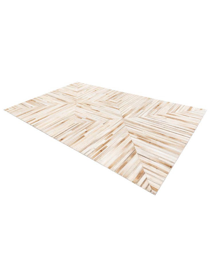 Detail image of  5' x 8' Cowhide Stocks Rug